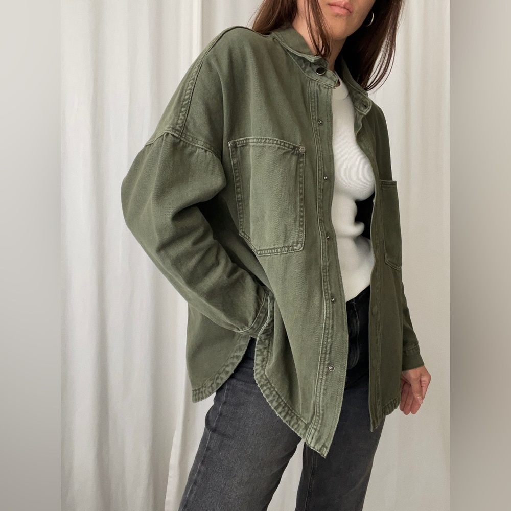 MASON JACKET — In Olive - Picture 1 of 9